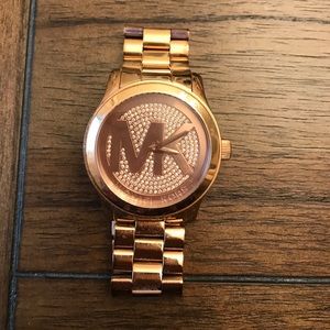 Rose Gold Michael Kors watch