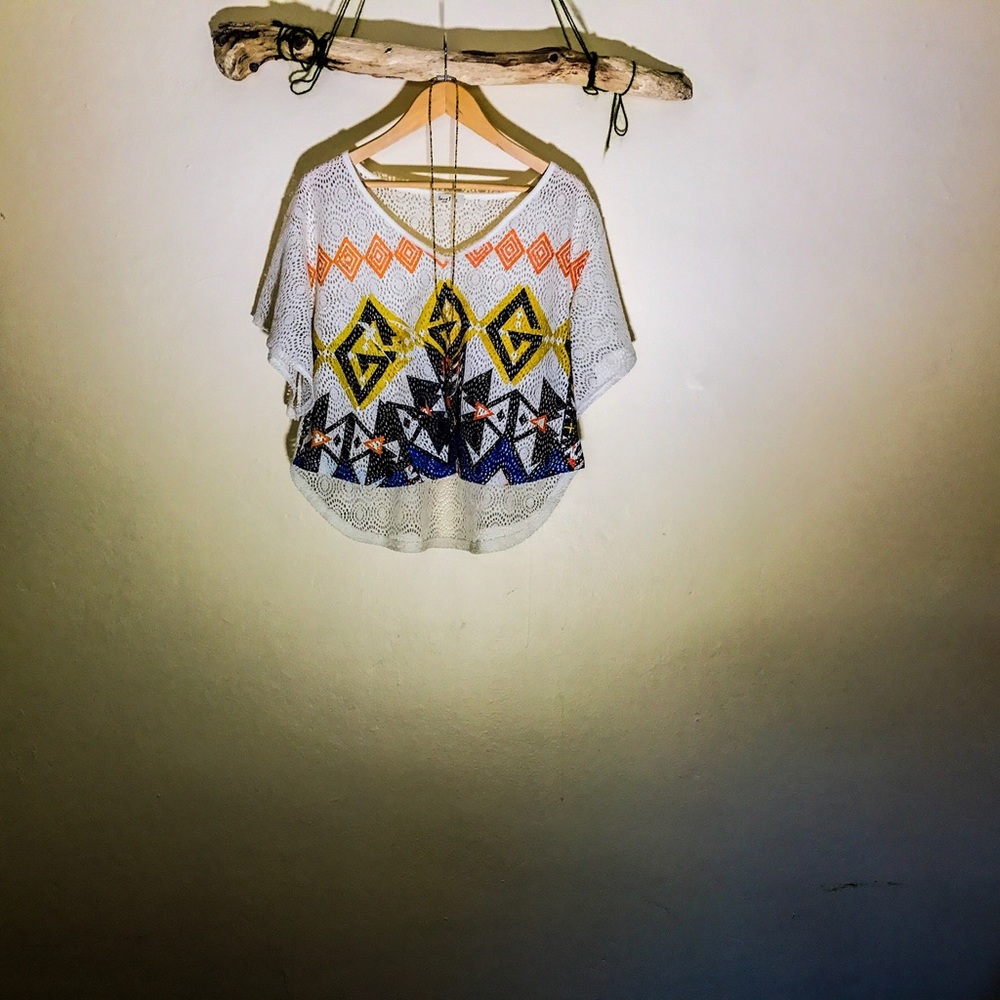 Laser cut crop top