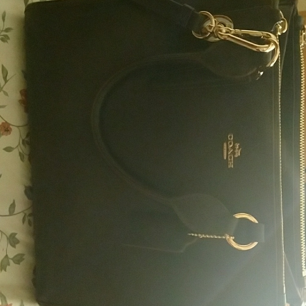 Coach leather handbag
