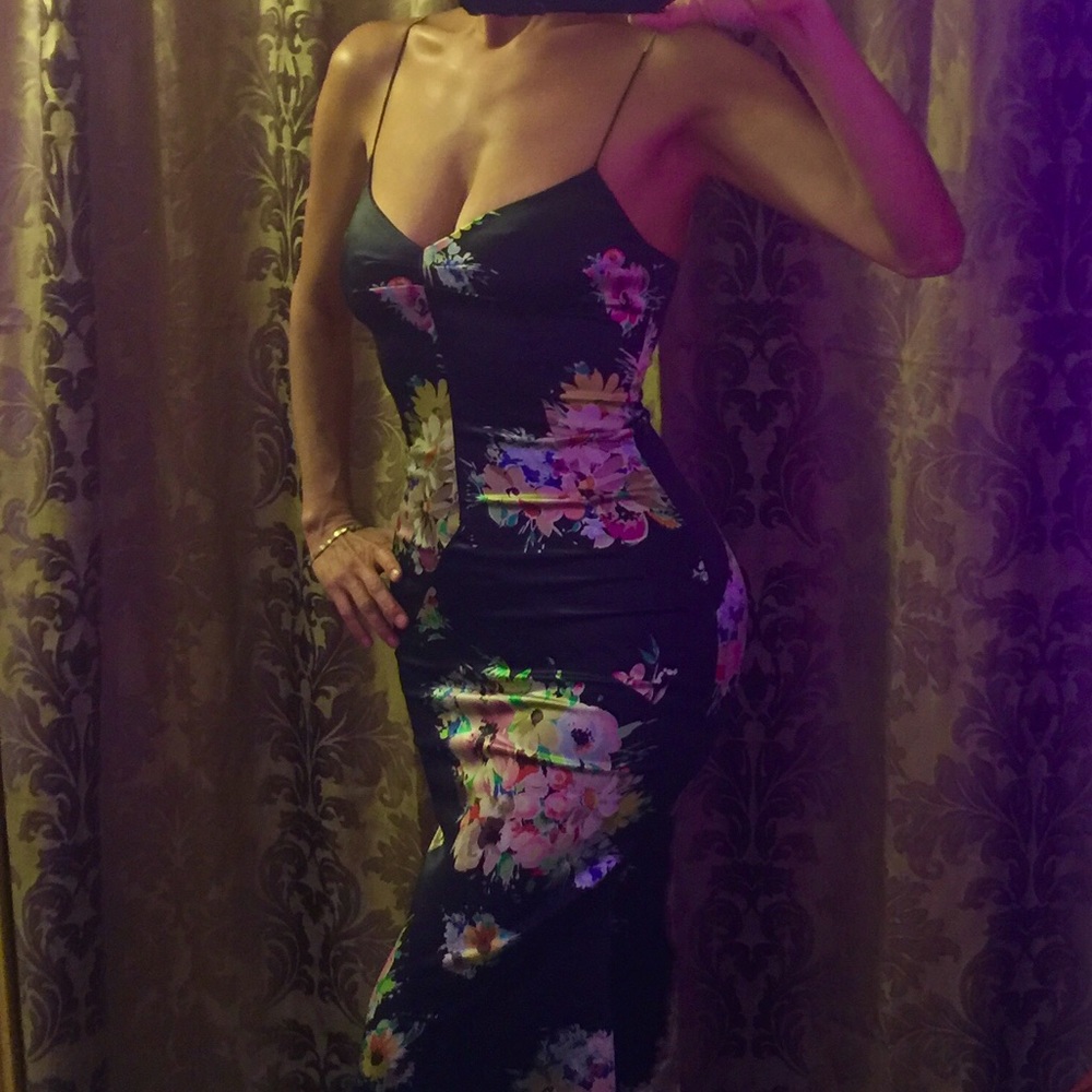 Dolce & Gabbana Silk/Elastane Floral Dress