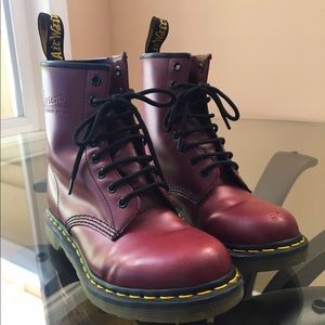 Matte Maroon Size 8.5 Dr. Martens (Women's)