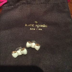 Kate Spade bow earrings