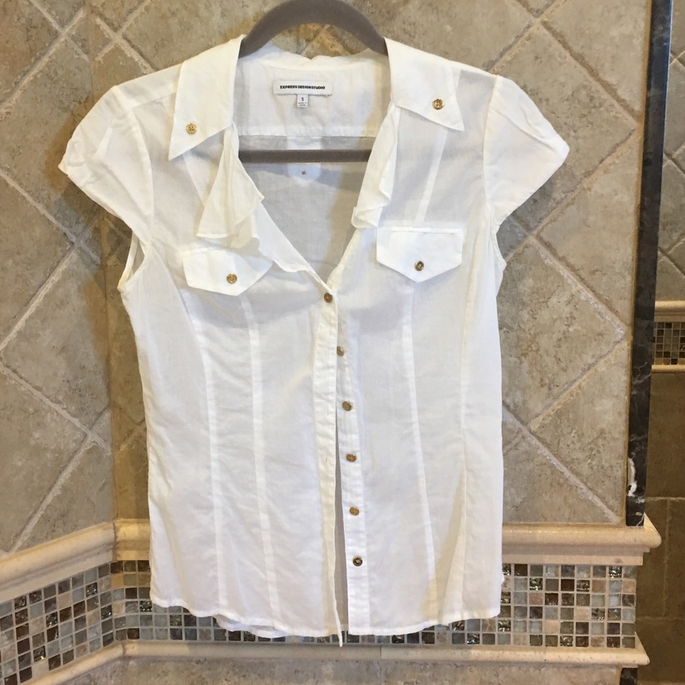 Express linen blouse
