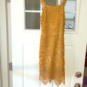 WAYF Lace Mini Dress