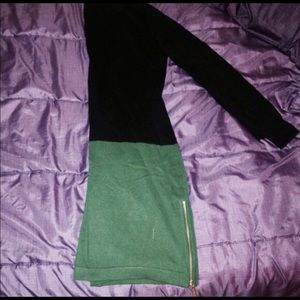 Michael Kors green and black dress