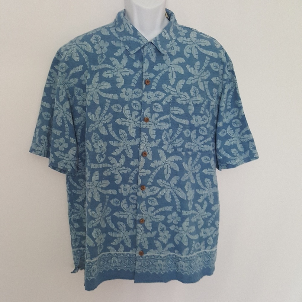 Pusser's West Indies Hawaiian Mens Shirt Size L