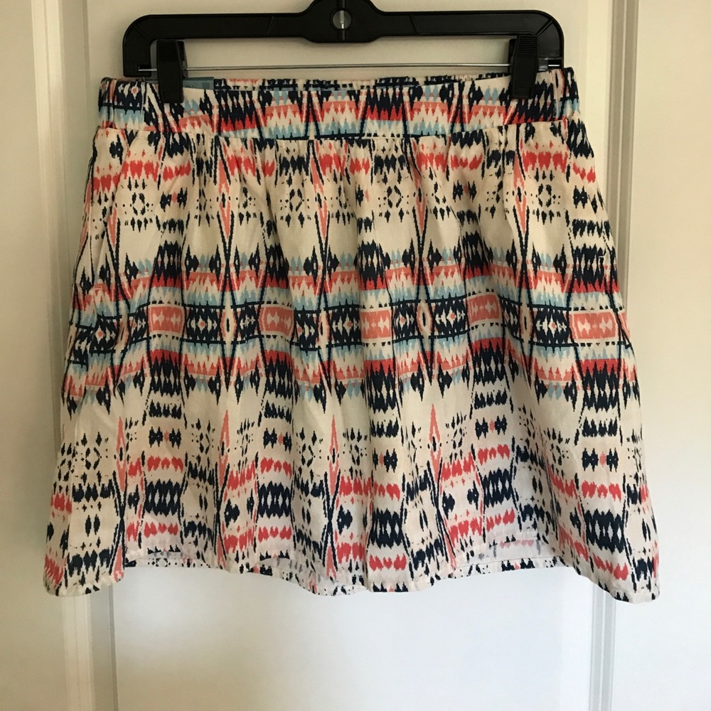 Aztec Print Skirt