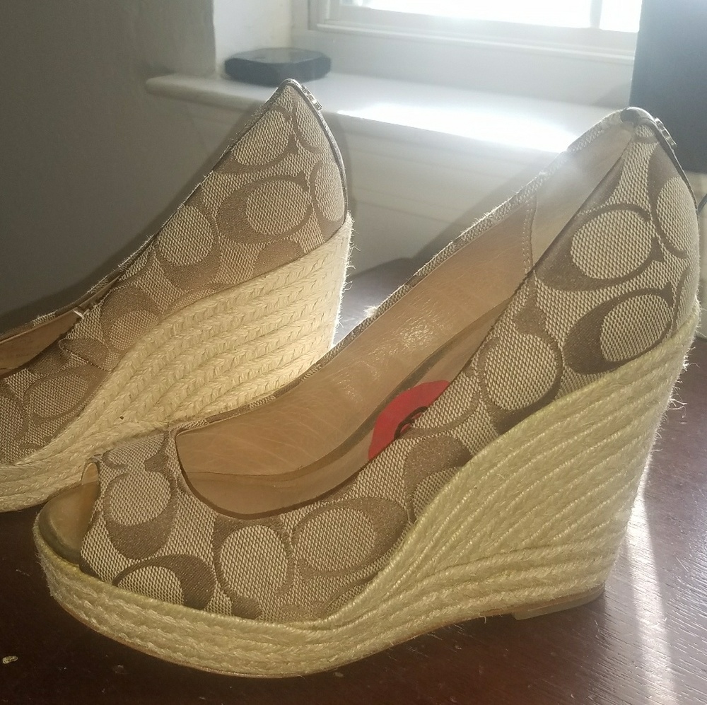 Coach wedges