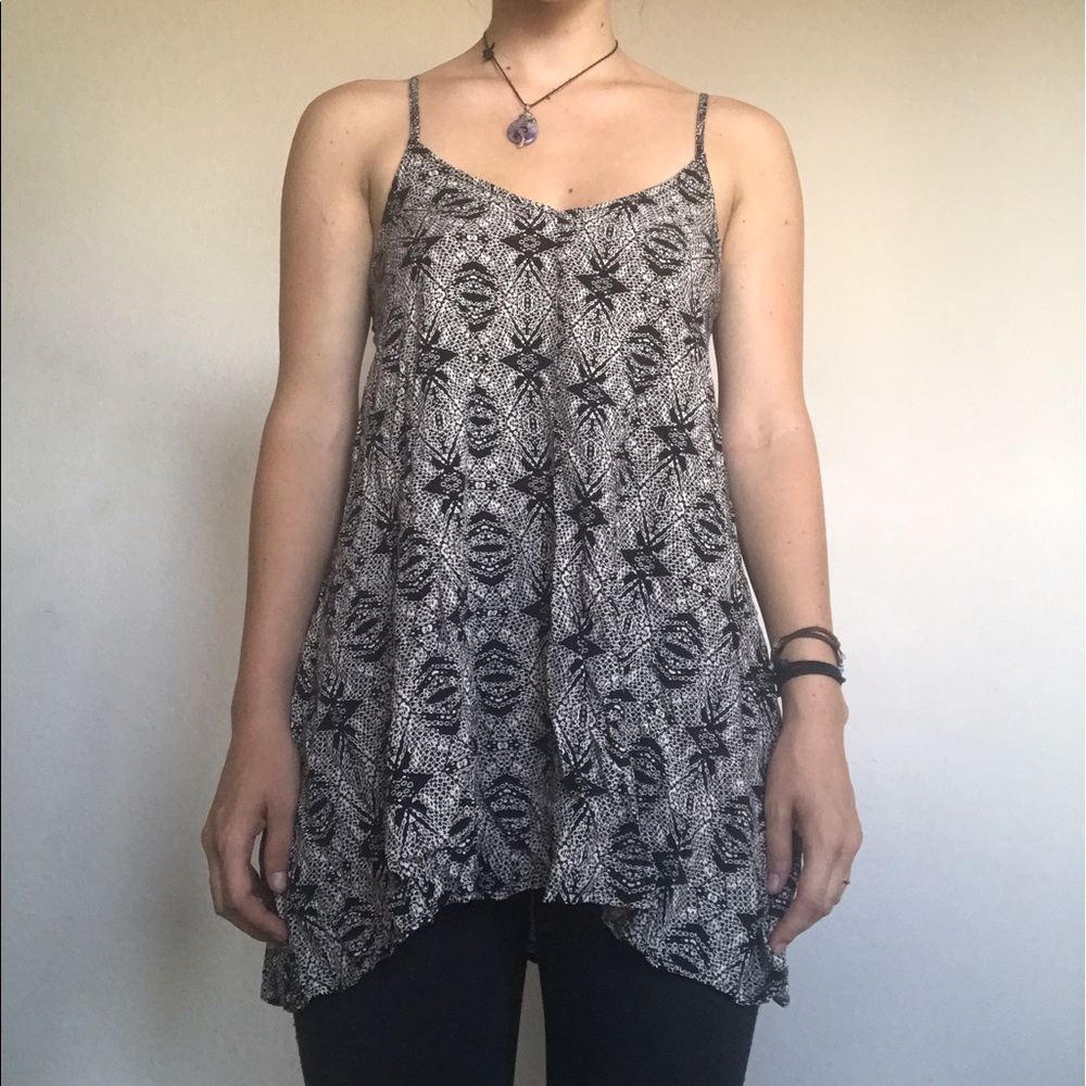 black and white dress