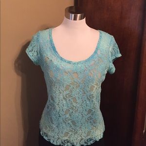 Boston Proper Lace Top
