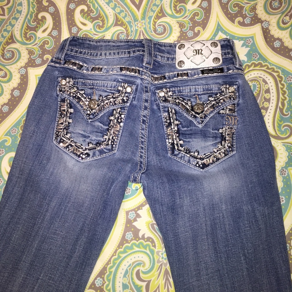 Size 26 Mid-rise bootcut Miss me jeans