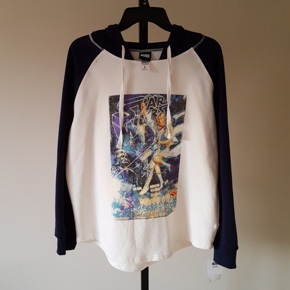 Star wars sweat shirt size large