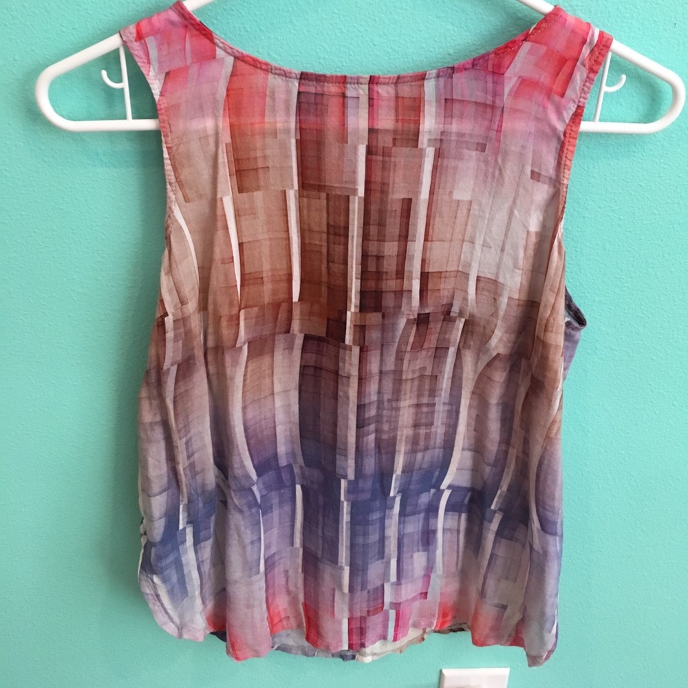 Ombré/ Glass Patterned Tank Top