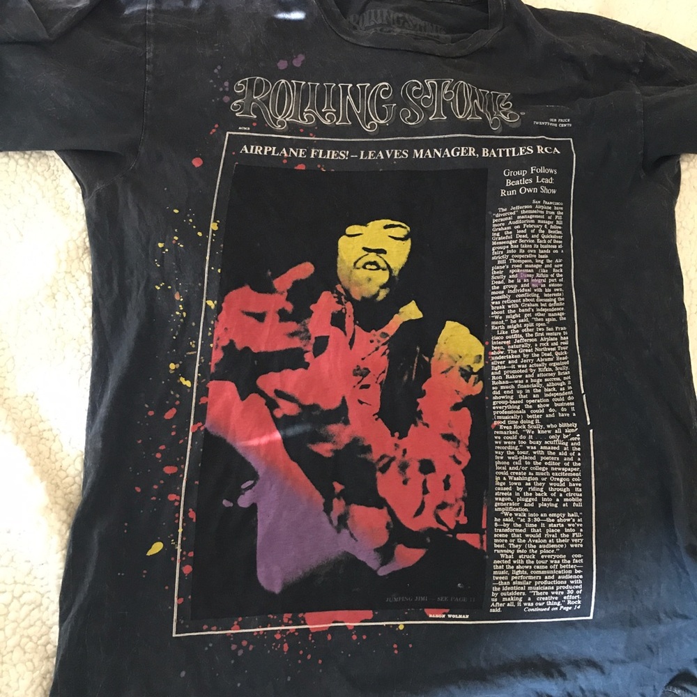 Vintage oversized Acid Wash Jimi Hendrix Shirt