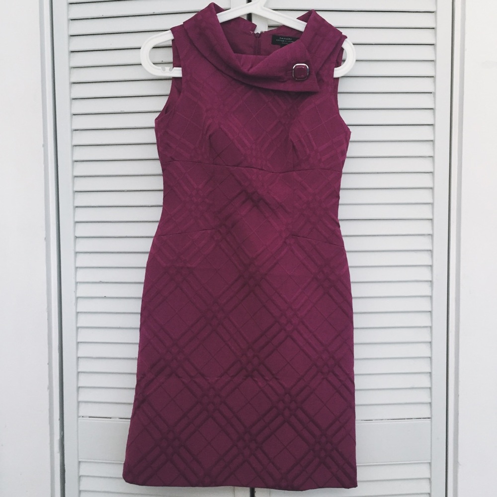 Tahari Purple Dress