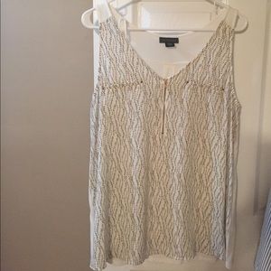 White patterned top!