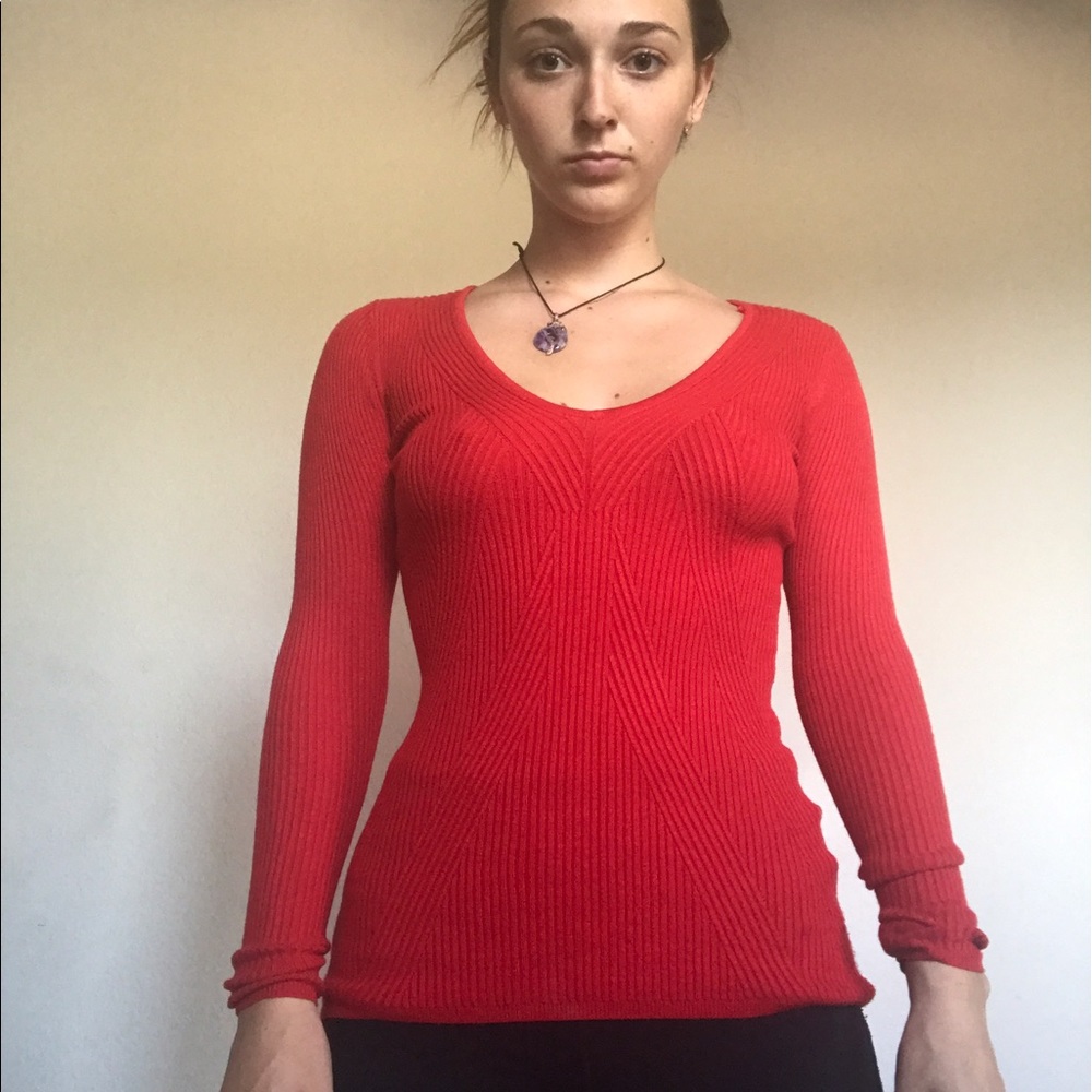 Guess - red long sleeve