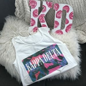Kappa Delta (KD) Tropical Comfort Colors Tank
