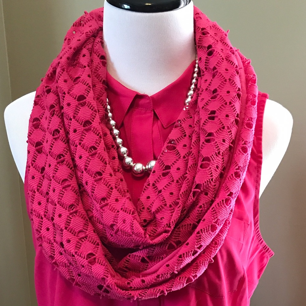 Pink Gap Scarf