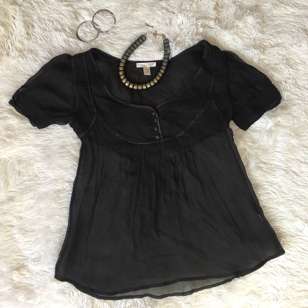 Sheer Silk Lux Blouse