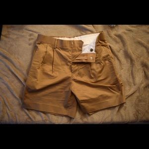 Vintage flared//slightly pleated shorts