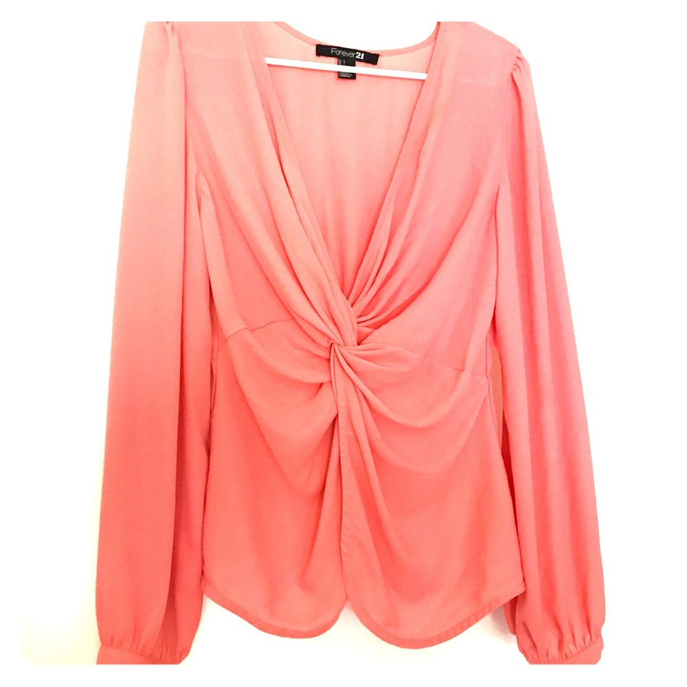 Peach blouse