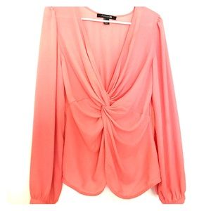 Peach blouse