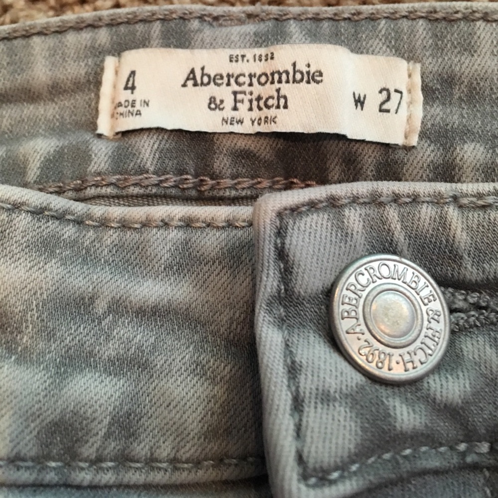 Abercrombie & Fitch Grey Jeans