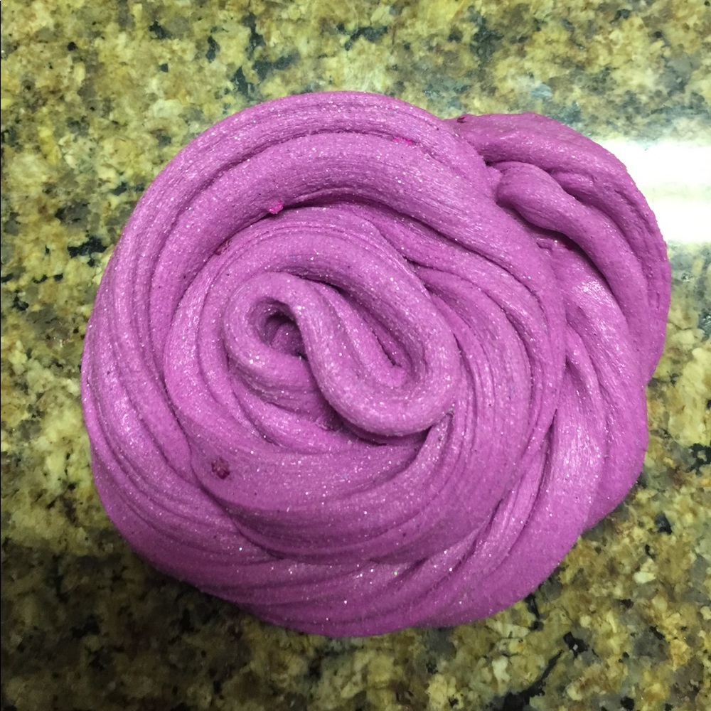 Pink Kinetic sand butter slime (pink)