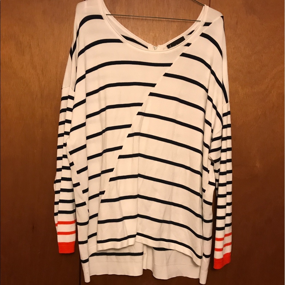Lane Bryant Zipper Back Top