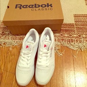 Reebok classic white sneakers