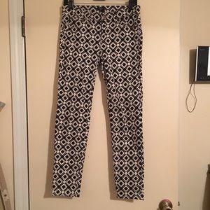 J. Crew patterned jeans