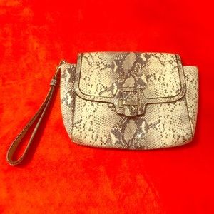 Coach Snakeskin Wristlet