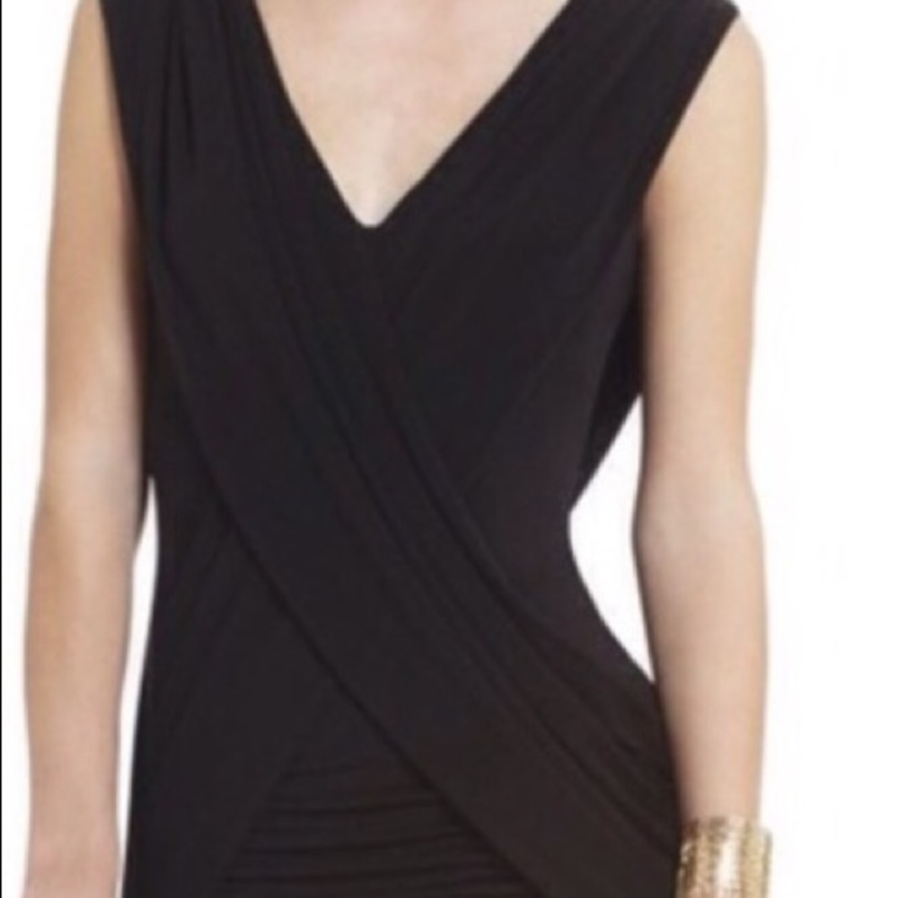 BCBG RED CRISS CROSS DRESS
