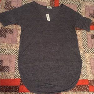Gray Old Navy tunic tee