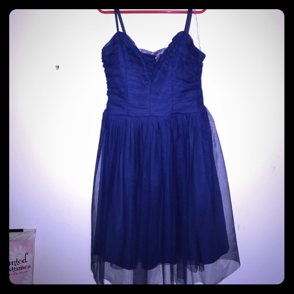 Blue dress