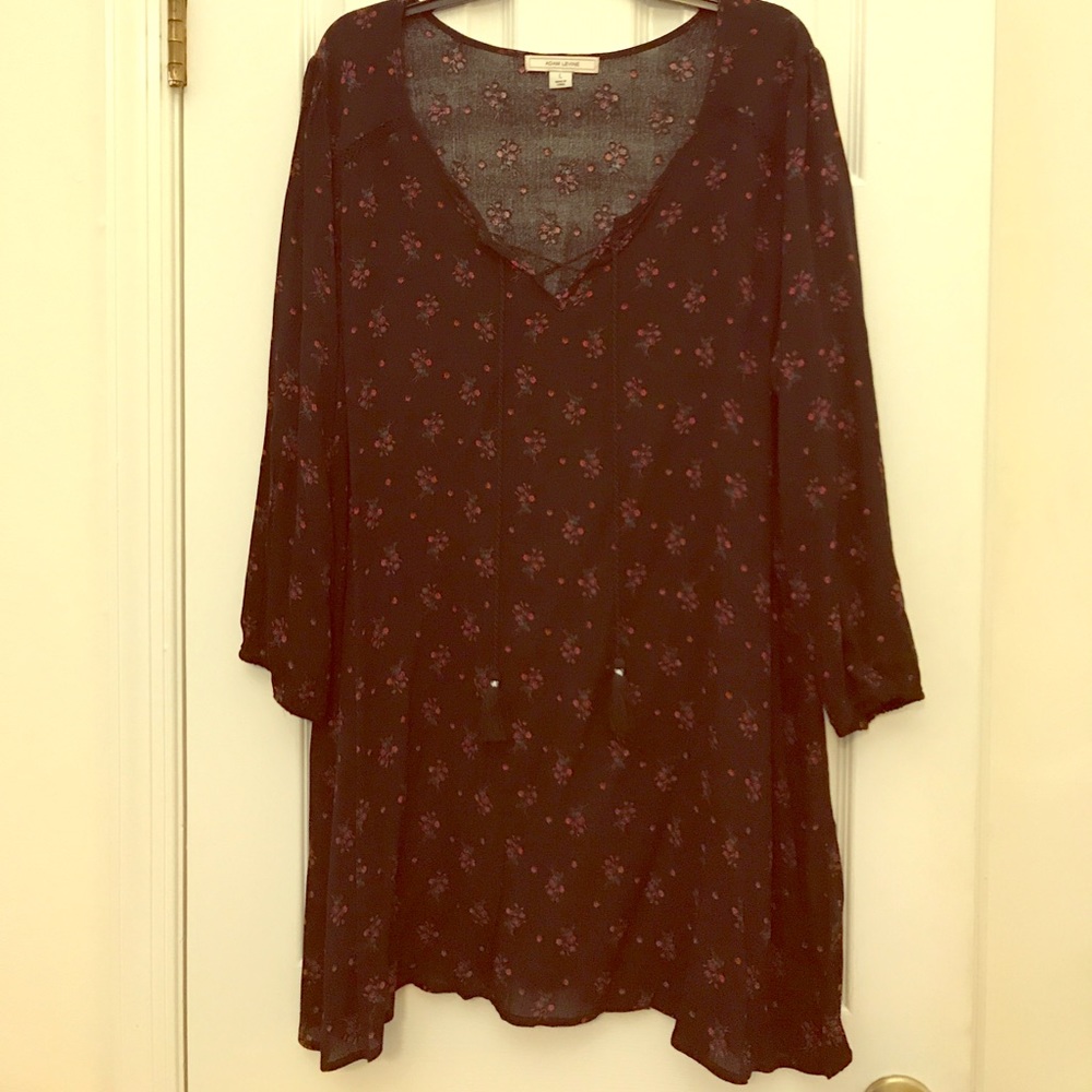 chic bohemian style dress. Flowy and and fun!