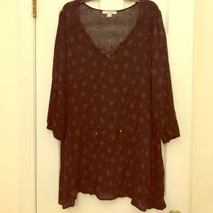 chic bohemian style dress. Flowy and and fun!