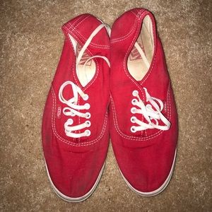Red vans