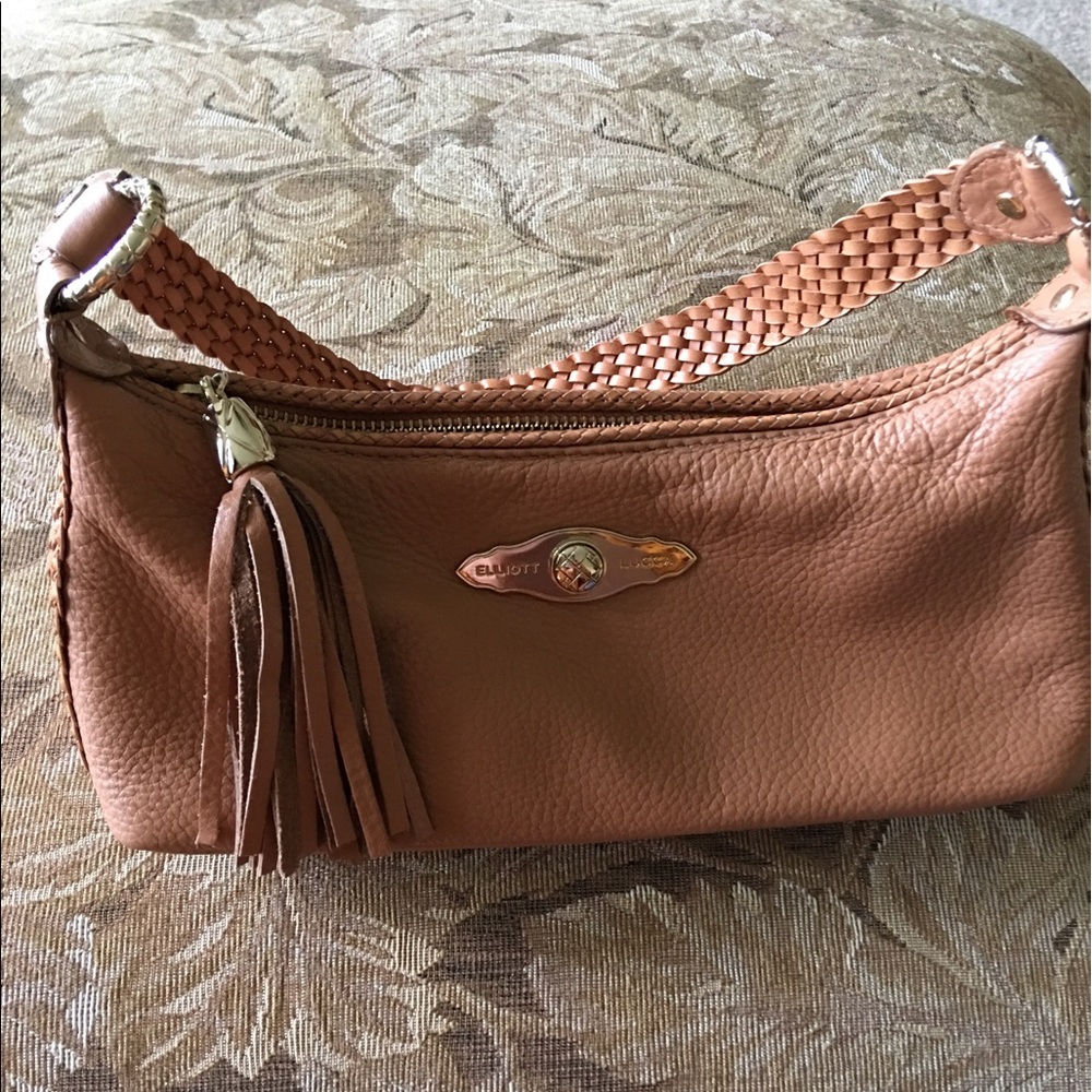 Elliott Lucca small shoulder bag in a tan/caramel