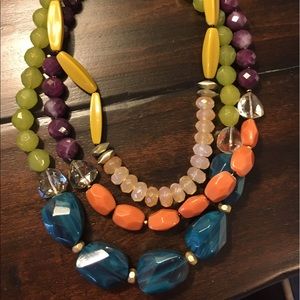 Anthropologie statement necklace