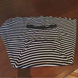 BCBG striped maxi skirt