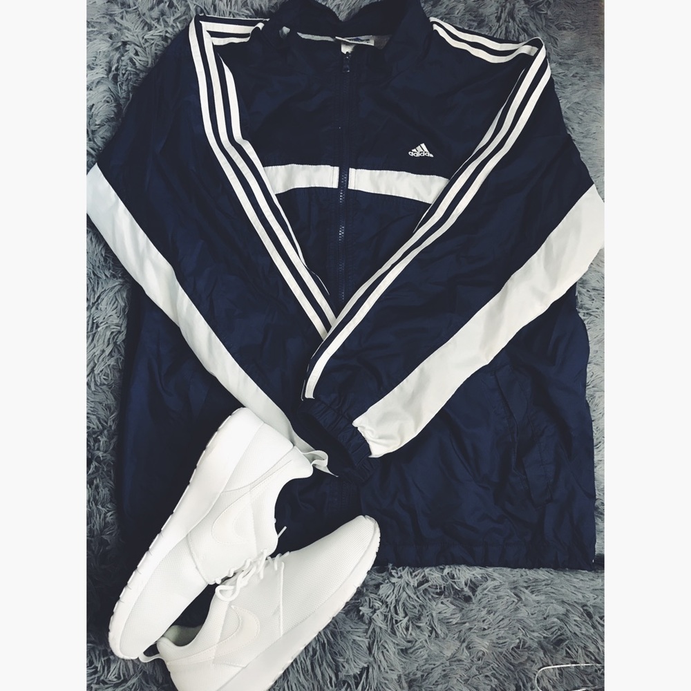 Adidas Windbreaker (Navy)
