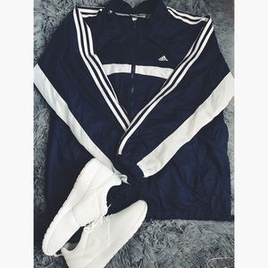 Adidas Windbreaker (Navy)