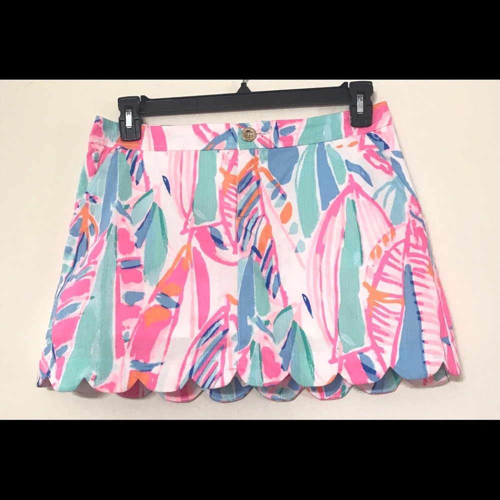 Lilly Pulitzer skort- Out to Sea print size 6
