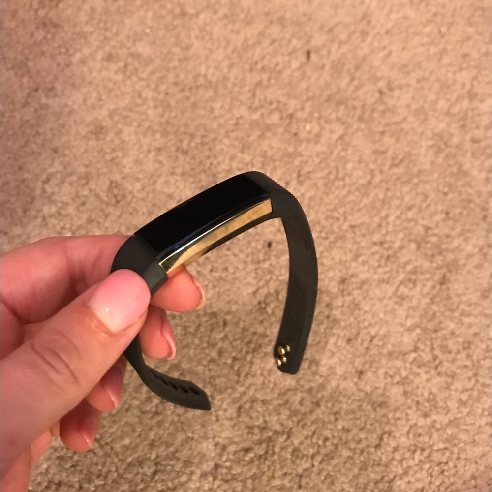 Fitbit Alta S/M black and gold EUC