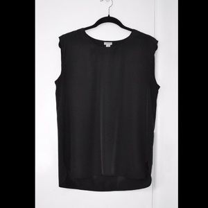Black Sleeveless Blouse