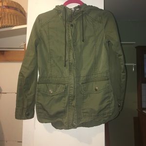 Army green jacket