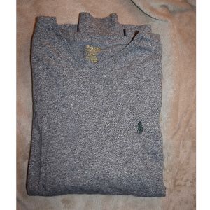 Long sleeve POLO v-neck shirt