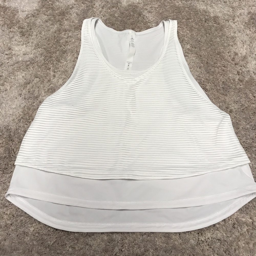 LULULEMON Two with One Singlet! Size 4